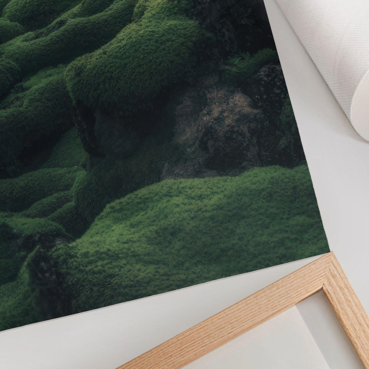 POSTER - 42x59 cm - X-Mario - Grüne Landschaft - Grün, Textil (42/59/0.1cm) - TULUP