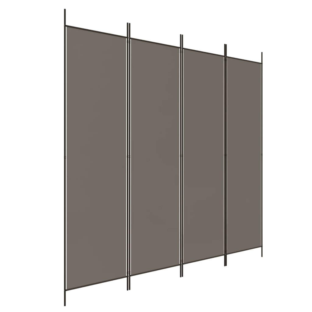 furnicato 4-Tlg. Anthrazit 200x200x200 cm