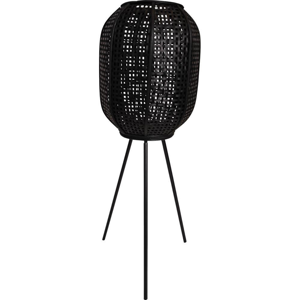 LATERNE Macy - Schwarz - 32/32/88 cm - Schwarz, Metall (32/88/32cm) - Lesli Living