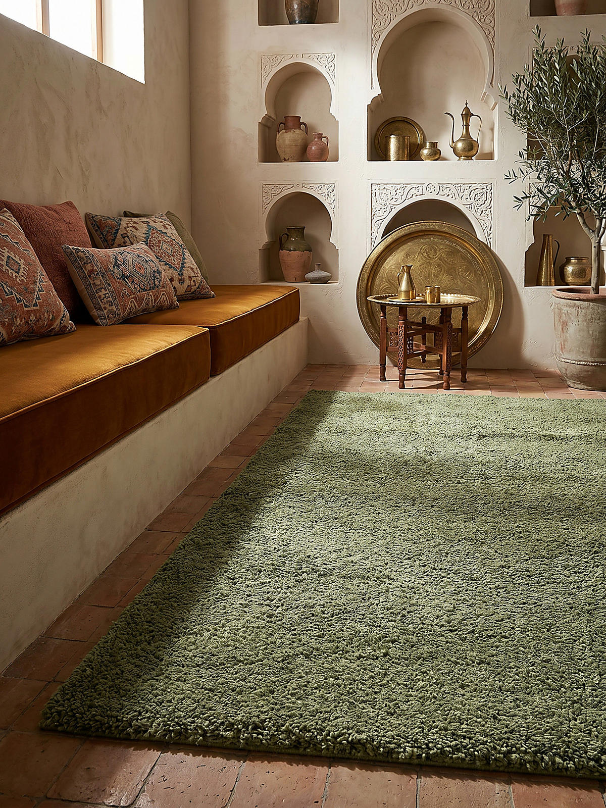 TEPPICH Hochflor Shaggy-Design, teddyweich LYNE, Grün 160x230 cm - Grün, Textil (230/160cm) - KADIMA DESIGN
