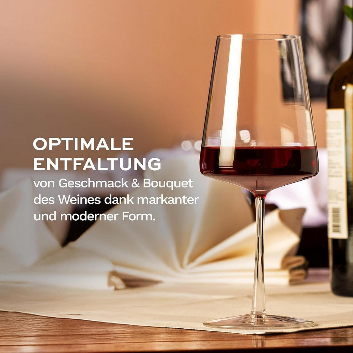 ROTWEINKELCH Power 2er Set - Transparent, Glas (0.52L) - Stölzle
