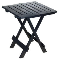 CAMPTISCH Adige klappbar 43/45/50 cm - Anthrazit, Kunststoff (43/45/50cm)