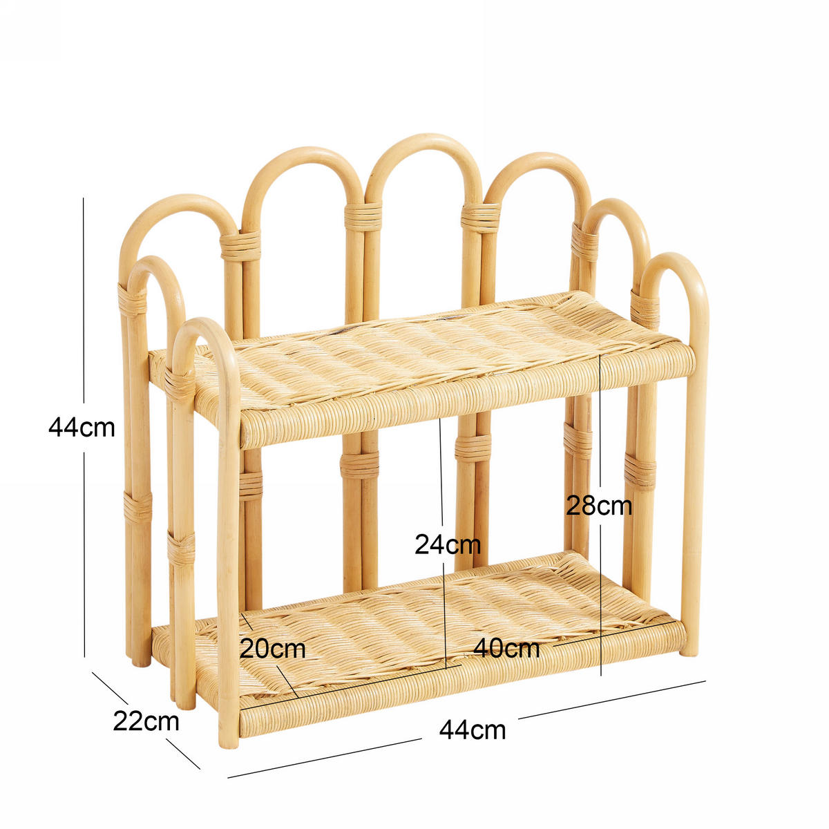REGAL Braun - Braun, Holz (46/44/22cm) - Nordlys