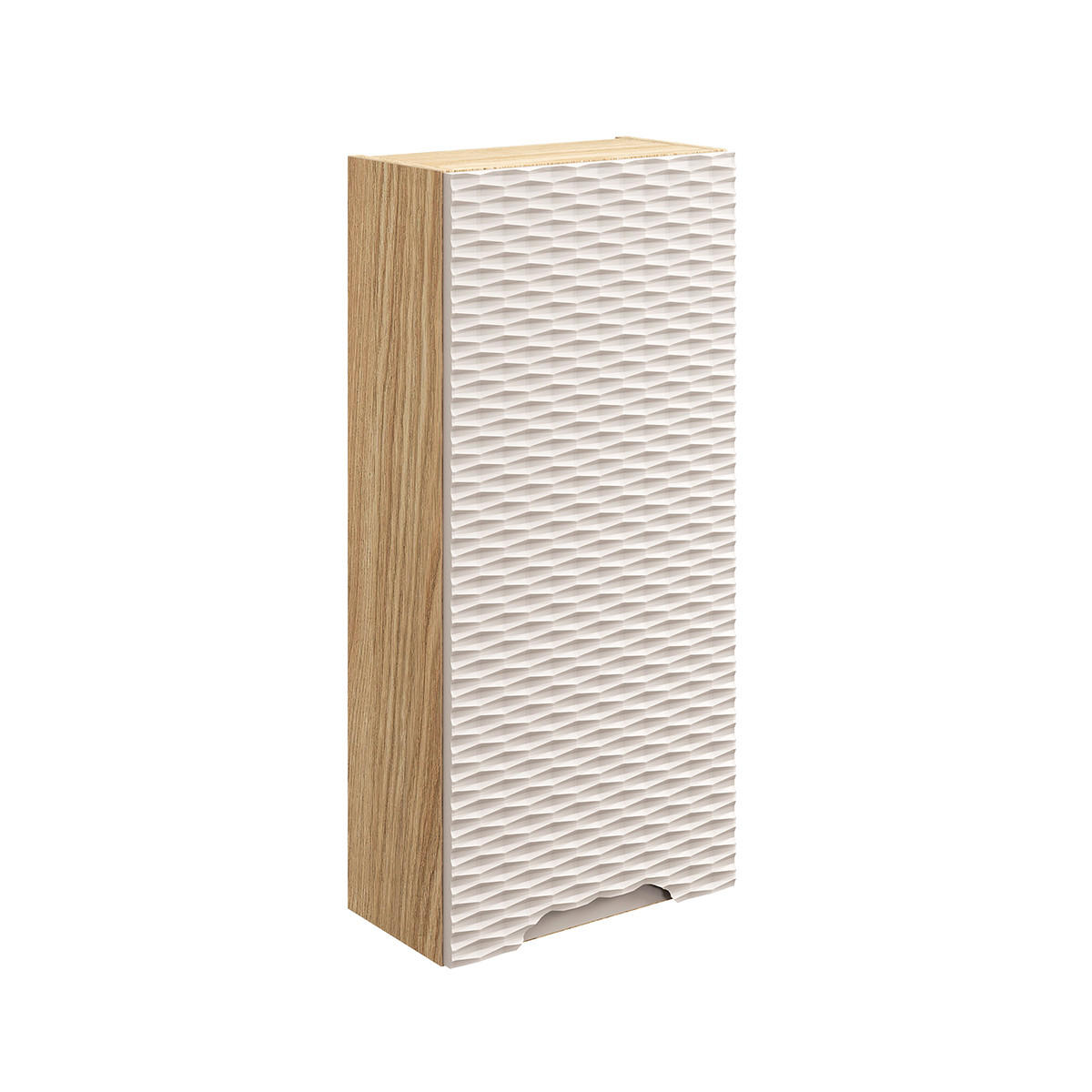 HÄNGESÄULE Elora Beige und Holz - Braun, Holzwerkstoff (35/75/17cm) - Petits-meubles