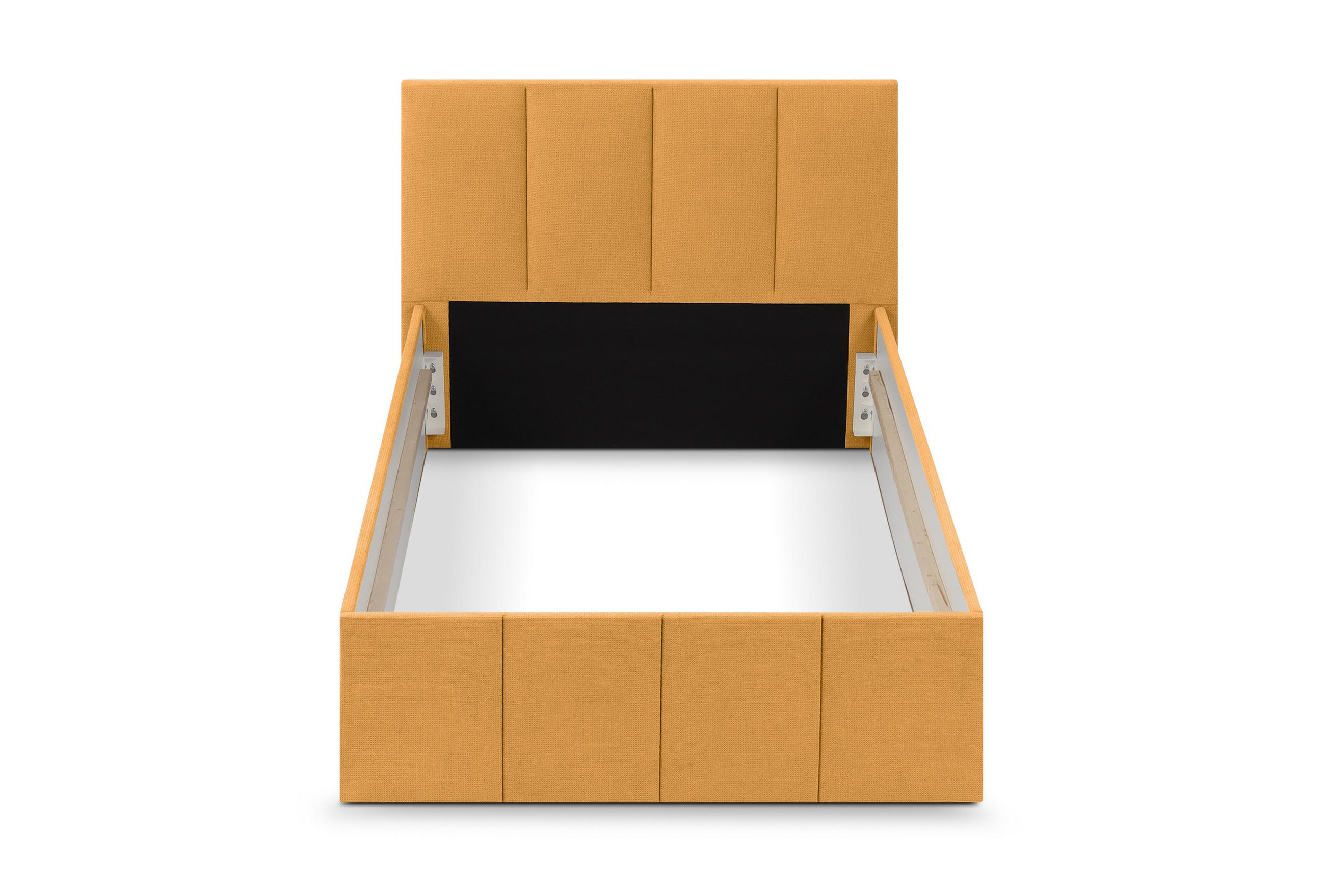 POLSTERBETT Dalas Gold 120 x 200 x 40 cm Stauraum Ohne Matratze und Lattenrost - Goldfarben, Holz (120/200cm) - Halmon Schlafkomfort Betten 