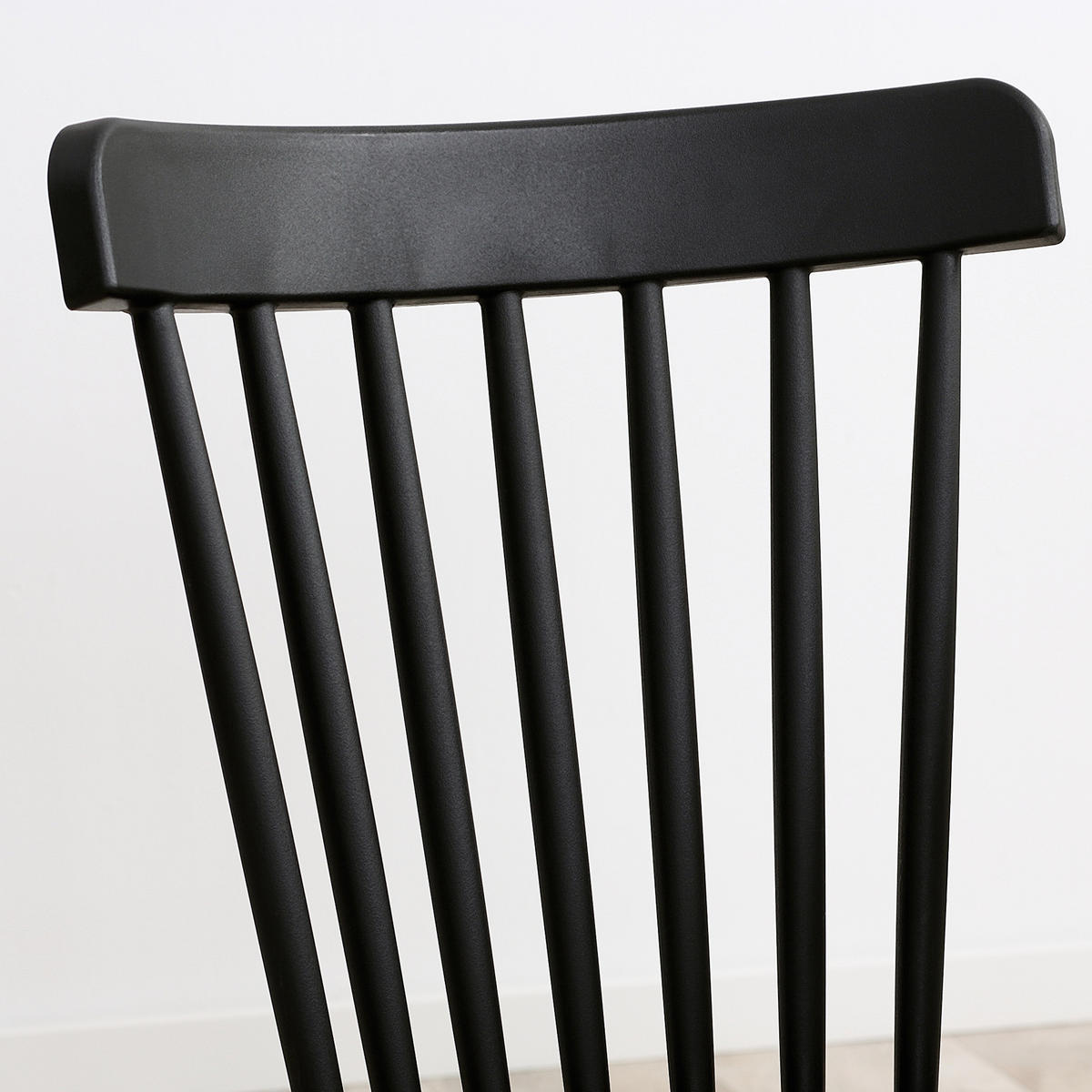 ESSZIMMERSTÜHLE 4er-Set DE-13237 Skandinavisch mit hoher Rückenlehne Schwarz - Schwarz, Kunststoff (52.5/83/48cm) - ComfortXL