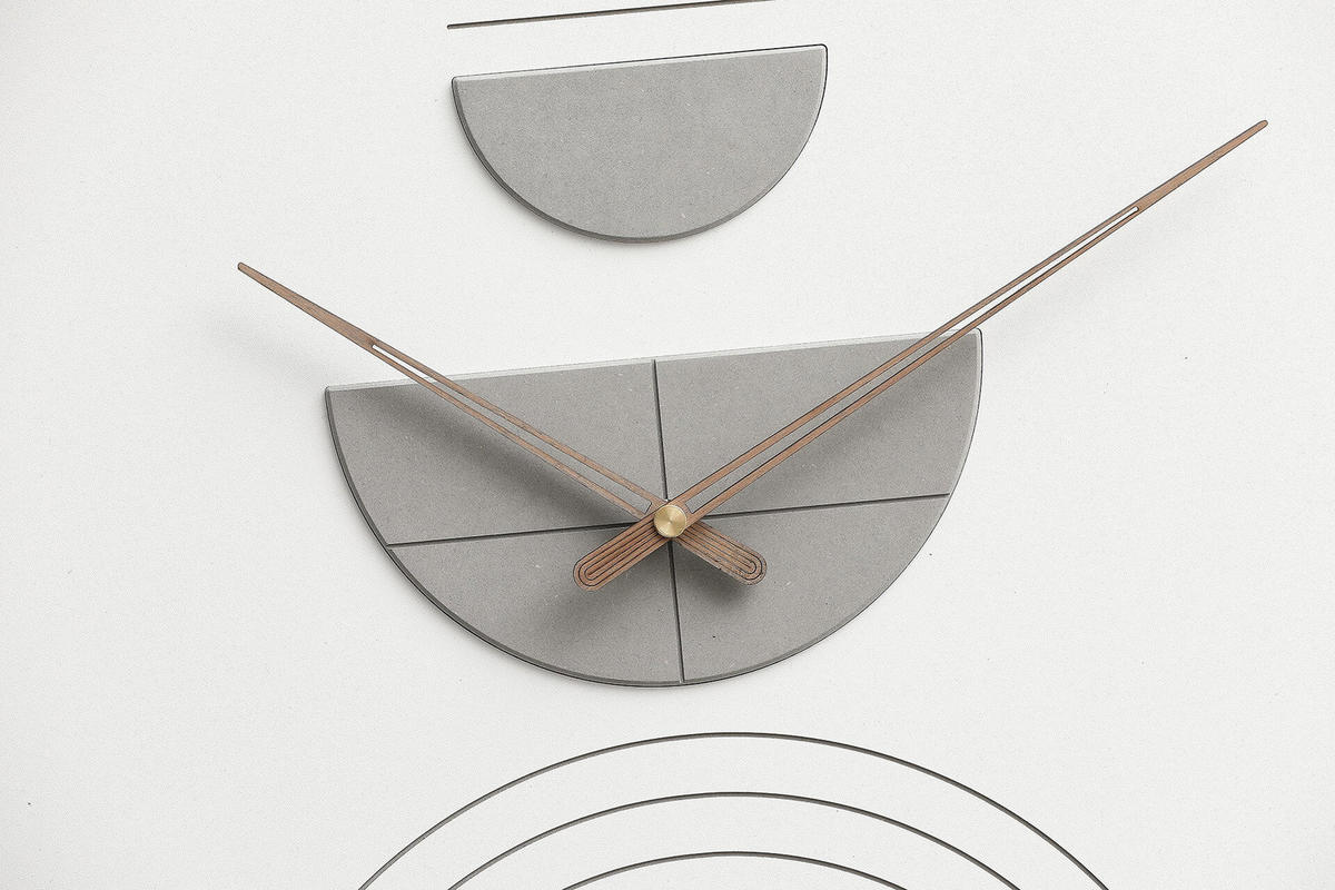 WANDUHR Design Weiß 35/60 cm - Weiß, Holzwerkstoff (3.5/60/1cm) - ONZENO