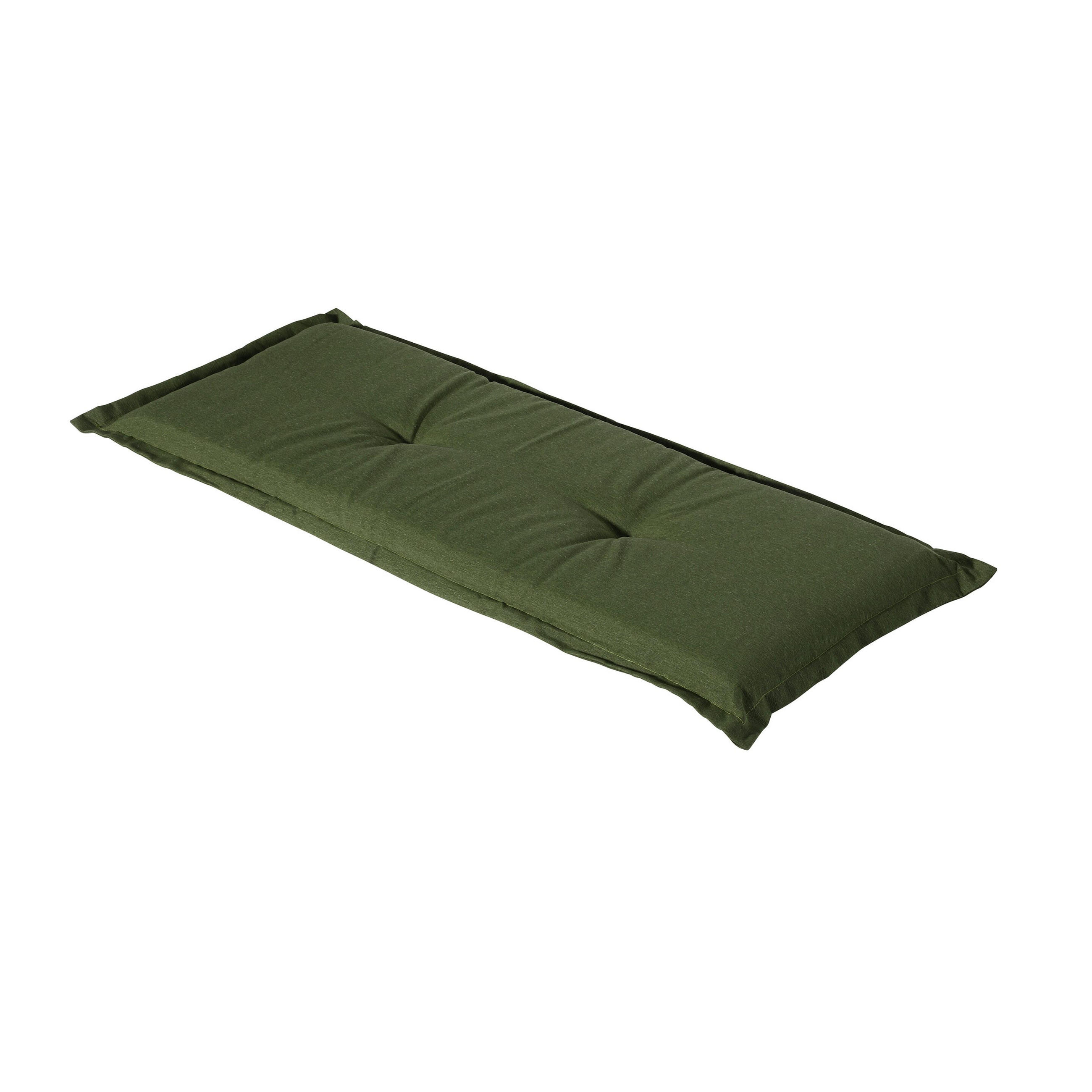 BANKKISSEN Panama 120/48 cm - Dunkelgrün, Textil (120/48/7cm) - Madison