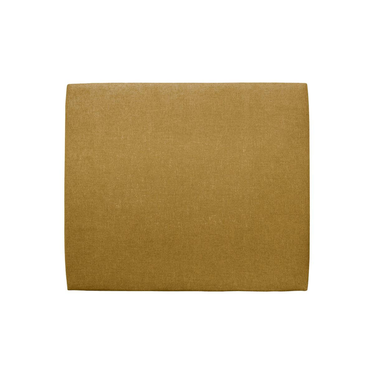 KOPFTEIL gepolstertes – gelber Stoff - 160 cm - Gelb/Beige, Karton/Holz (160/120/10cm) - Sommeil de Plomb