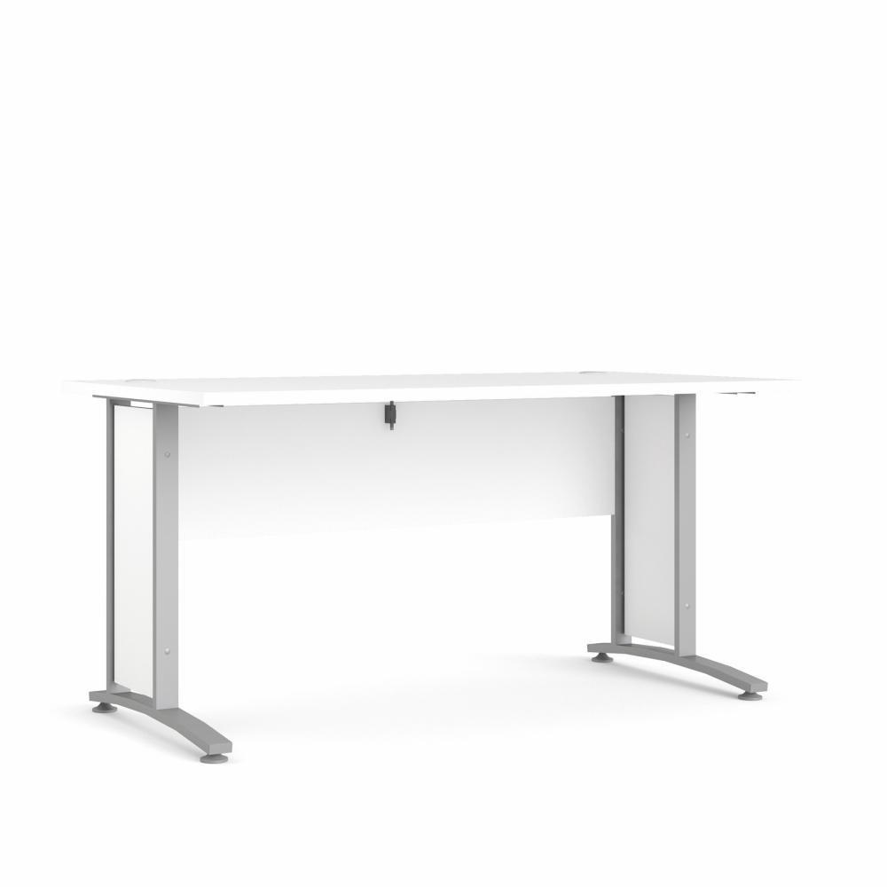 SCHREIBTISCH Weiß - Weiß, Holzwerkstoff (80/150/74cm) - ebuy24