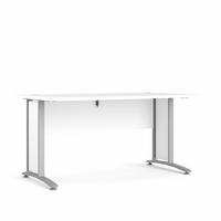 SCHREIBTISCH Weiß - Weiß, Holzwerkstoff (80/150/74cm) - ebuy24