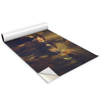 MÖBLAUFKLEBER 100x50 cm mehrfarbig - Eichefarben/Multicolor, Kunststoff (100/50/0.1cm) - Wallfluent