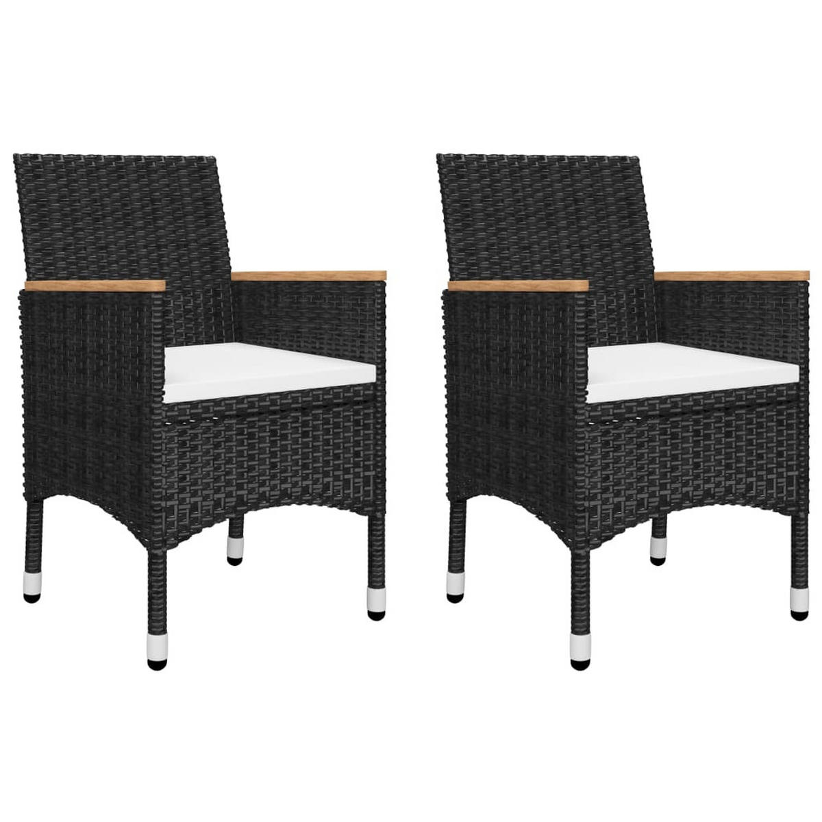 GARTENSET Yalowitz 3-teilig - Schwarz, Metall - Nettlife