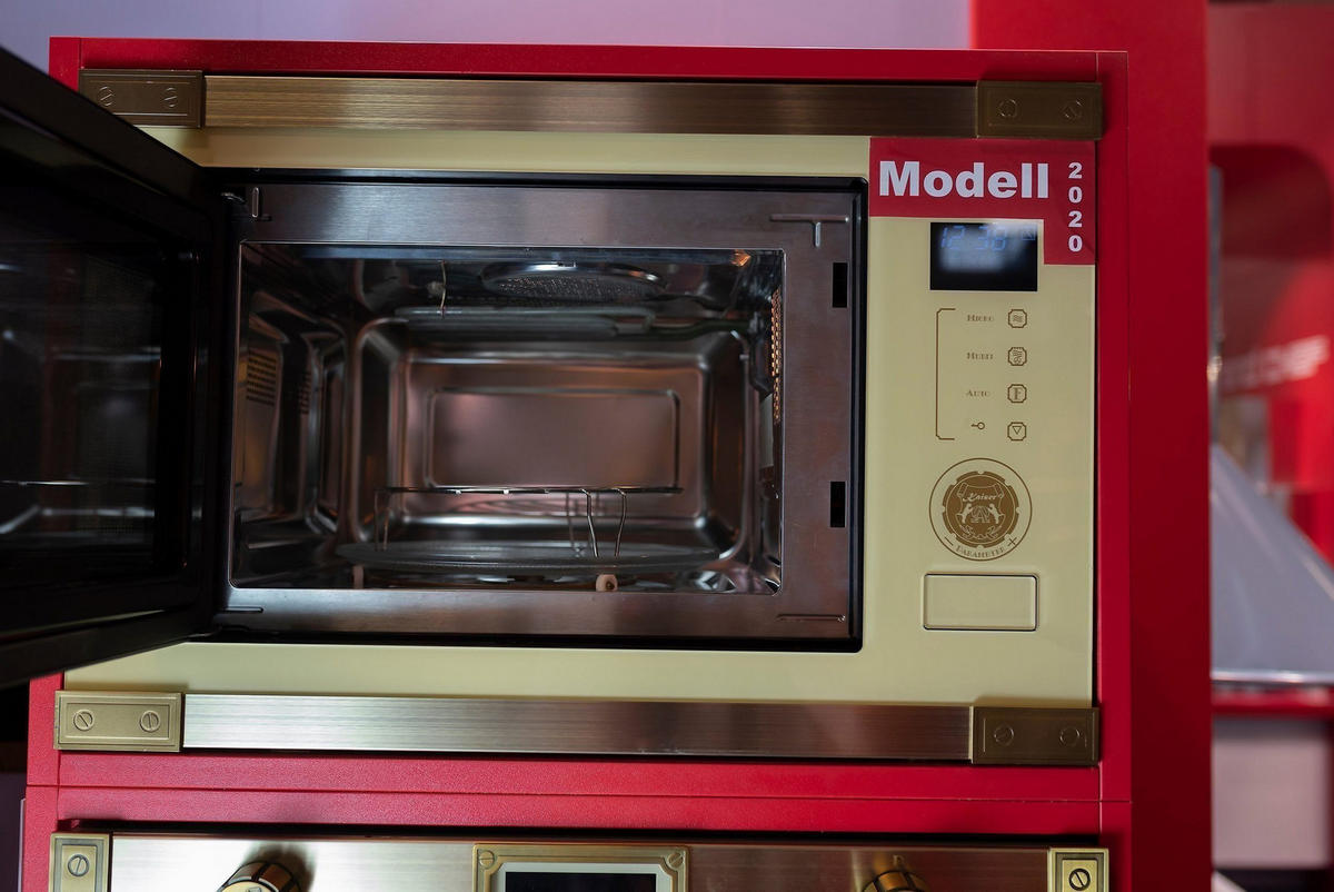 EINBAU Mikrowelle Kaiser EM 2545 ElfAD, 34,5 cm Hoch - Beige, Metall (59.5/34.5/39cm) - Kaiser Küchengeräte