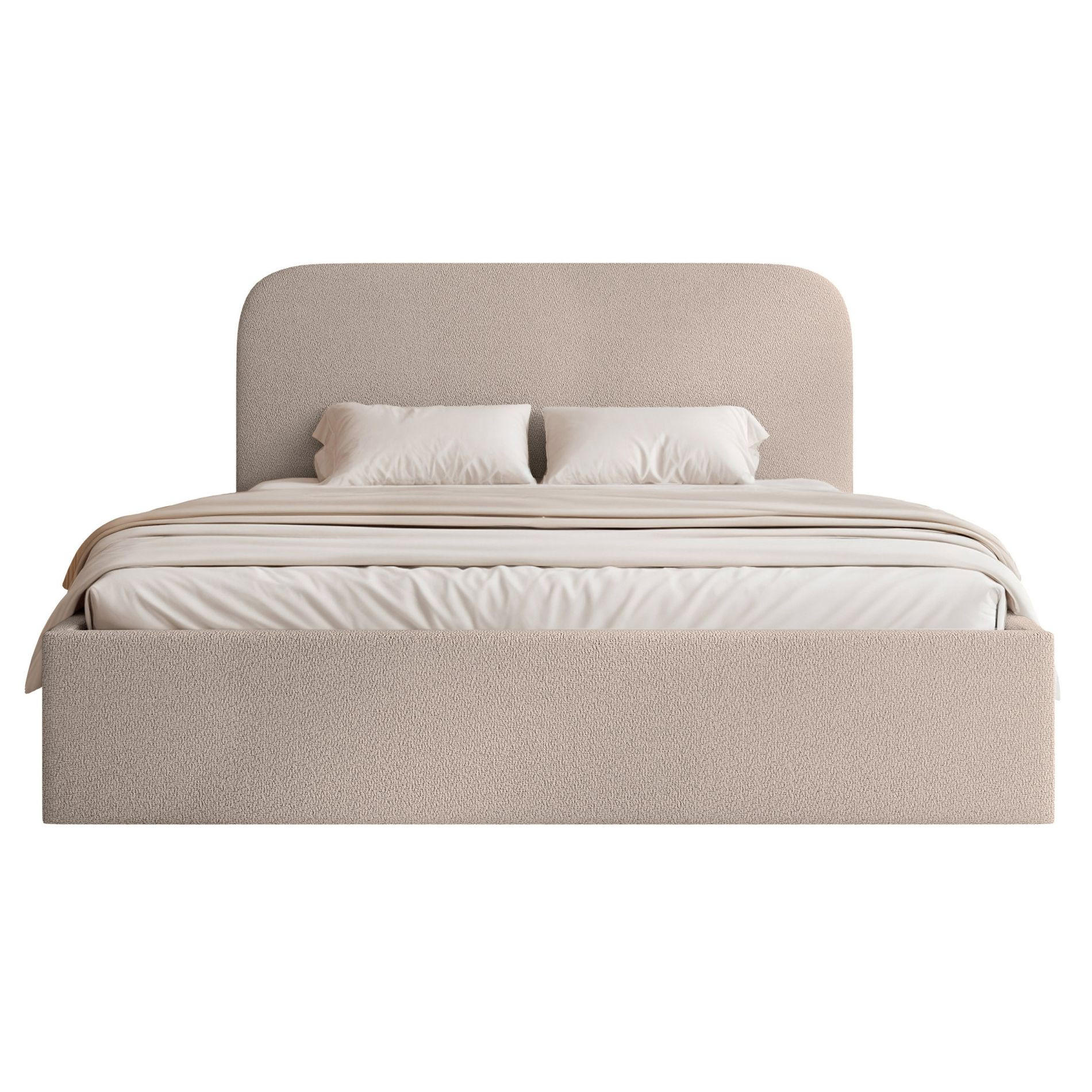 POLSTERBETT Sonvivo Beige Chenille 160x200 cm - Beige, Kunststoff/Textil (160/200cm) - Selsey