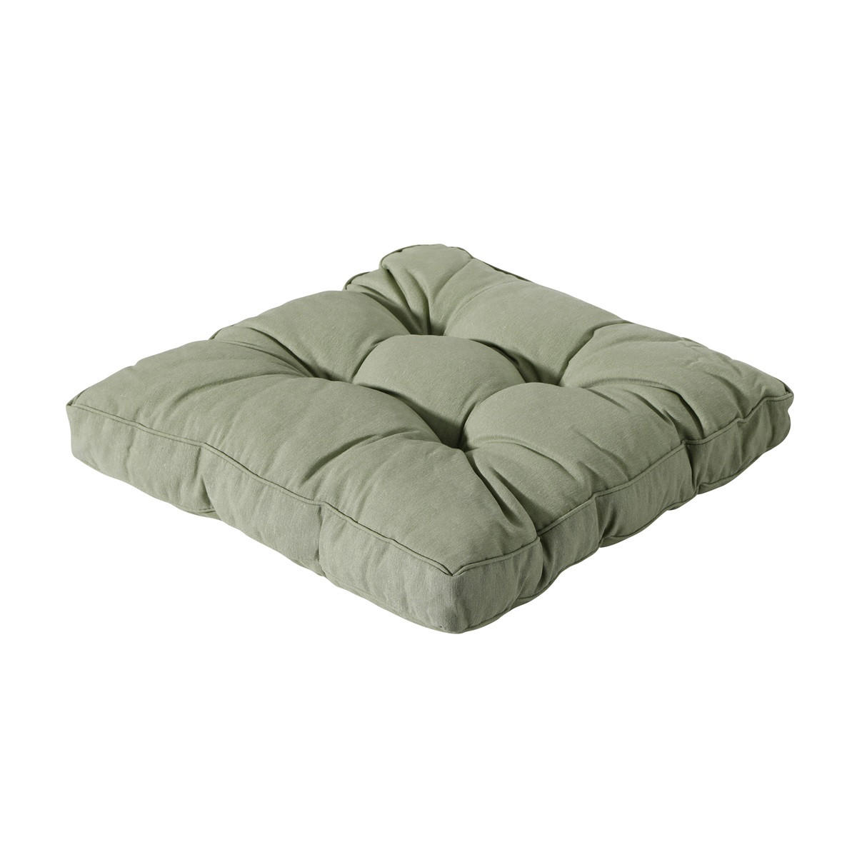 SITZKISSEN Panama 60/60 cm 2er-Set - Hellgrün, Textil (60/8/60cm) - Madison