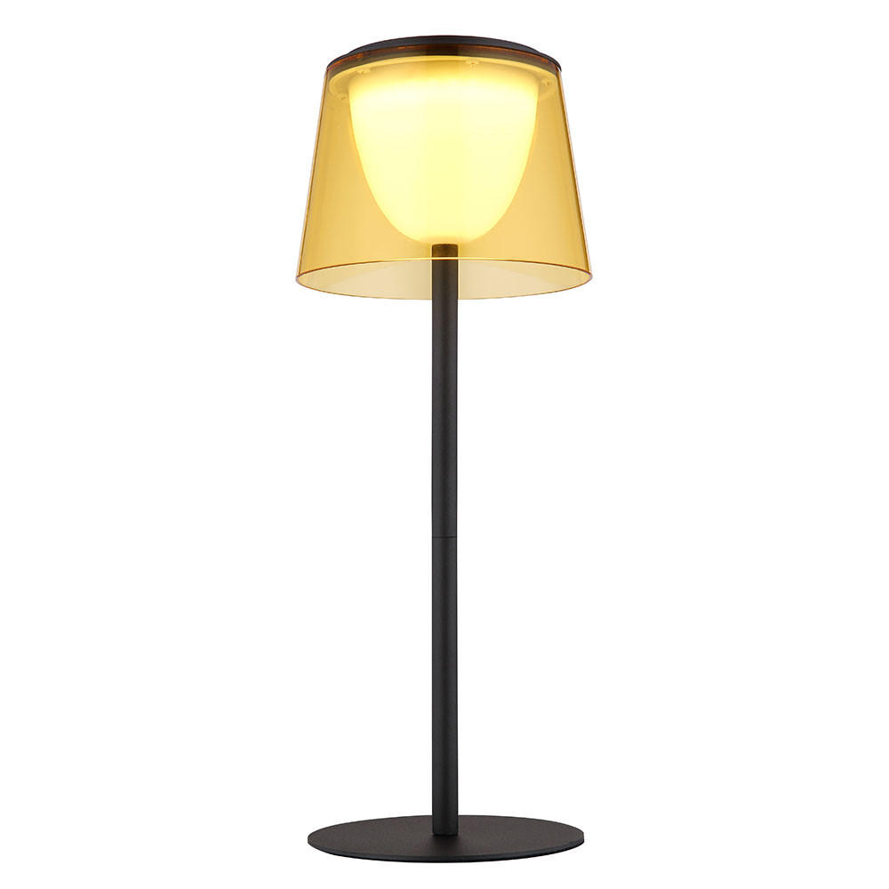 LED TISCHLEUCHTE Mariam Gelb - Gelb, Metall (13/13/34cm) - Globo Lighting