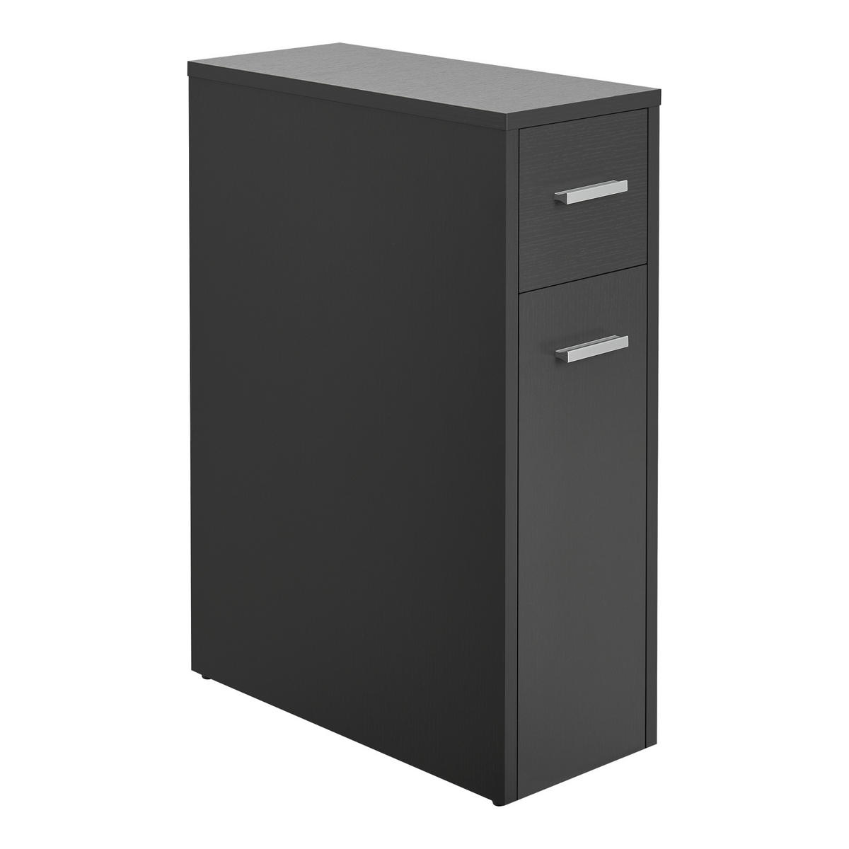 SEITENSCHRANK Kauhajoki - Dunkelgrau, Holzwerkstoff (20/61/45cm) - [en.casa]