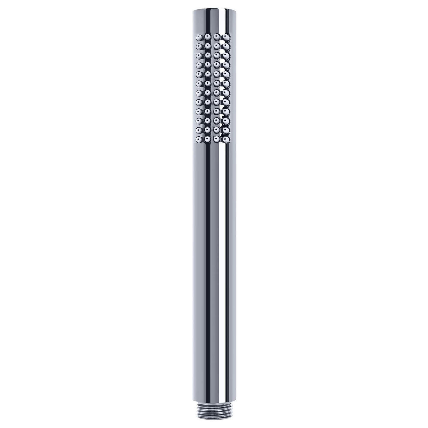 HANDBRAUSE Edelstahl 304 Wassersparend mit 48 Anti-Kalk Düsen Silber - Silberfarben, Metall (3.5/12.7/22cm)