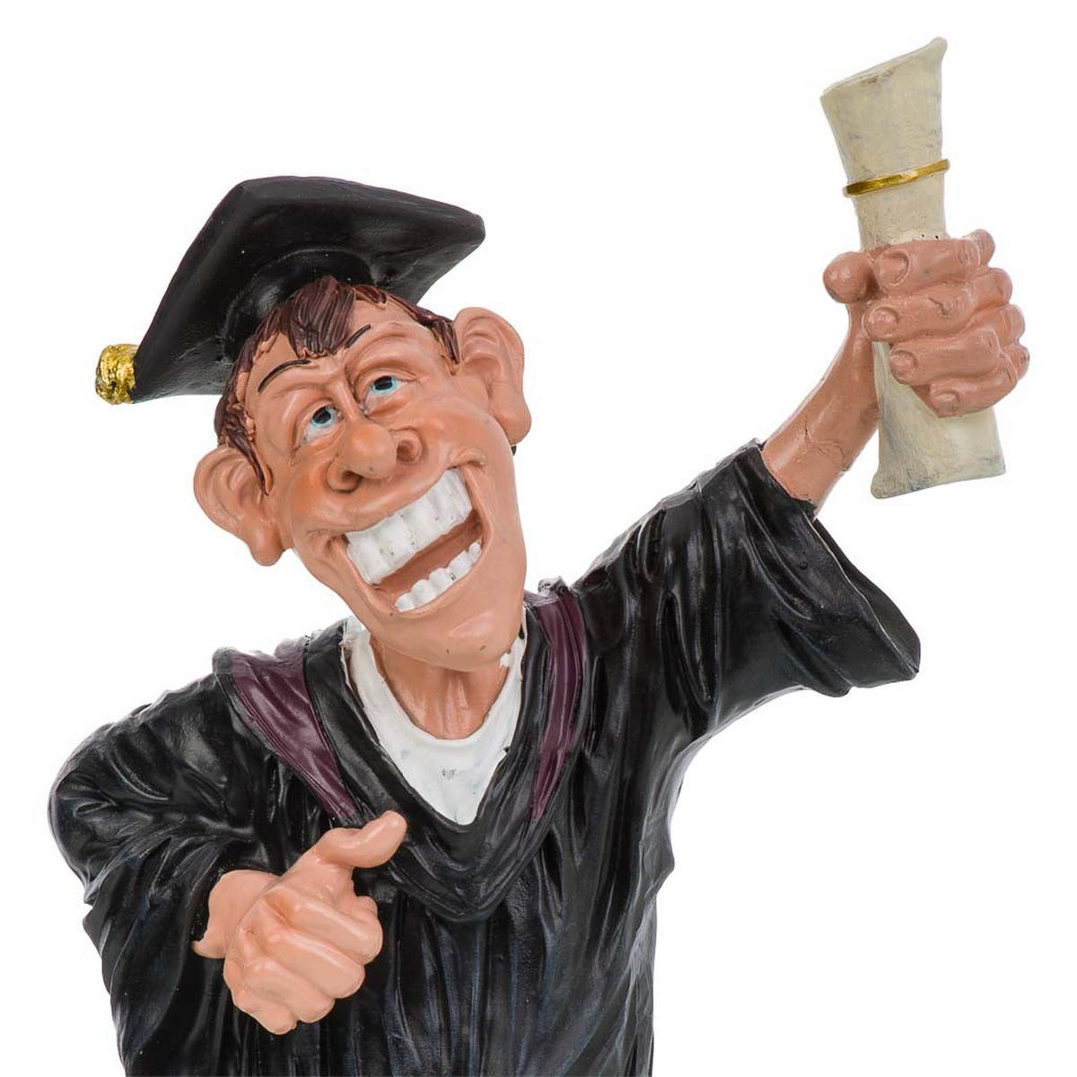 DEKORATIVE FIGUR, 16x11x25cm - Multicolor, Stein (15.5/25/11cm) - Wanderlust