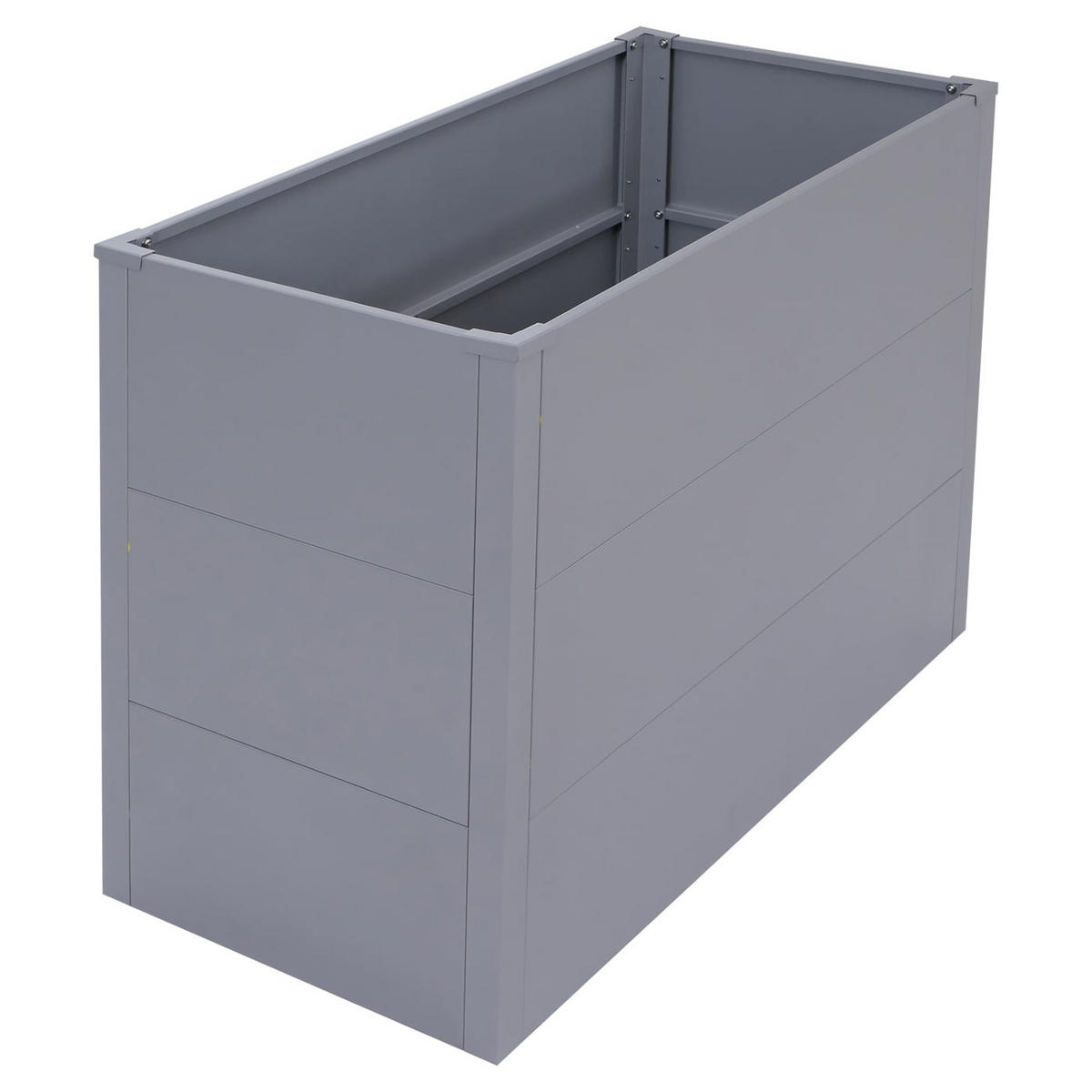 HOCHBEET 3er-Set 77x150x100cm Grau - Grau, Metall (150/77/100cm) - PROREGAL