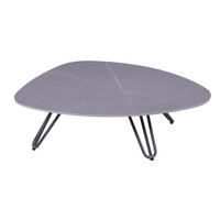 GARTENTISCH Kalle 110 cm Terrassentisch - Grau, Metall (88/110/31.5cm) - DELUKE