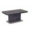 FUNKTIONSTISCH ausziehbar Catharine 110(145+180) x 63 x 53-72 Wohnzimmertisch Beton - Grau, Holz (110/63/53cm) - 58aufmkessel