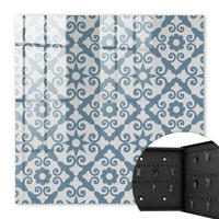 SCHLÜSSELBOX Schwarz 30x30 cm- Türöffnung nach rechts - Geometrische Eleganz - Grau, Metall (30/30/5cm) - TULUP