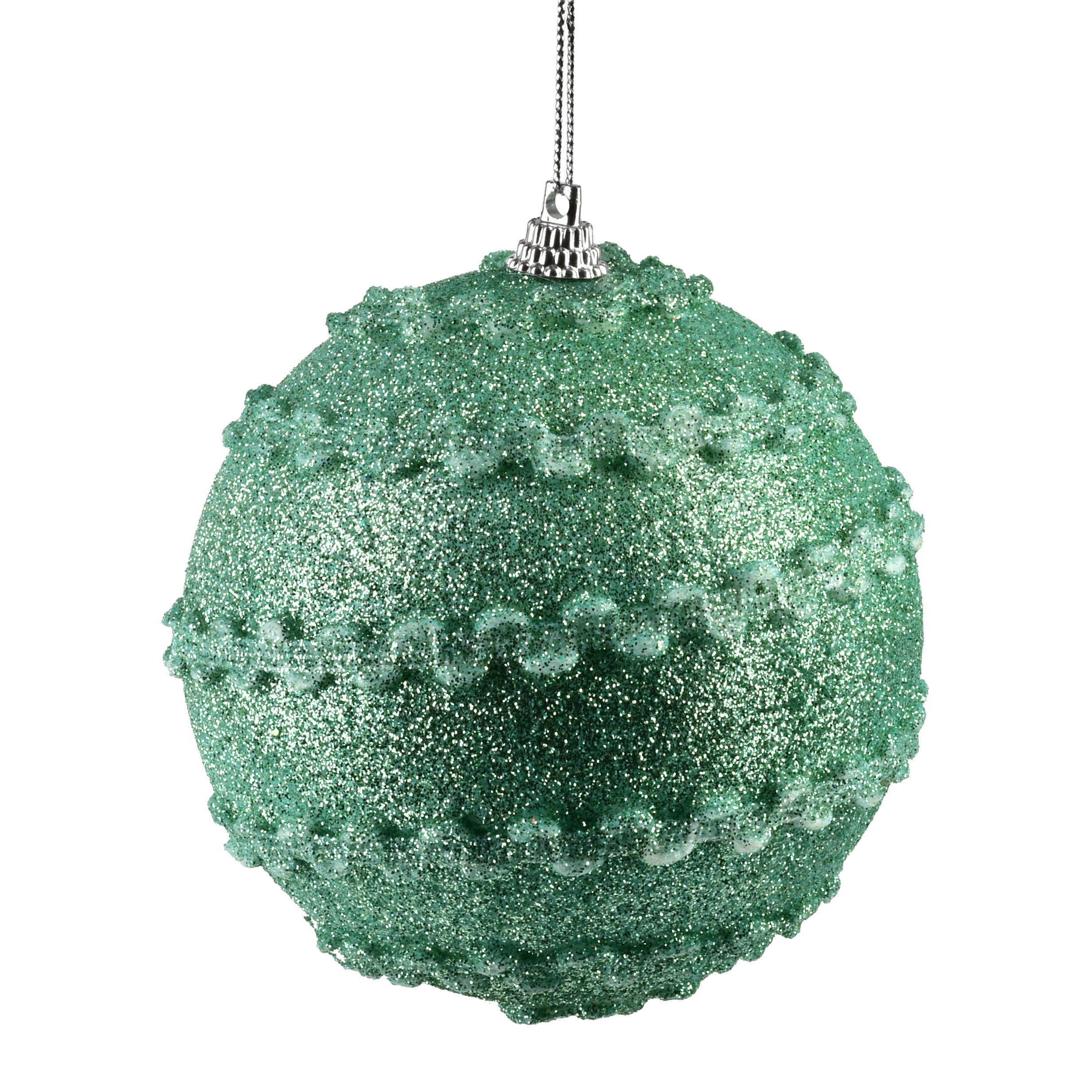 Mondex Weihnachtskugel Grün 10x10x10 cm