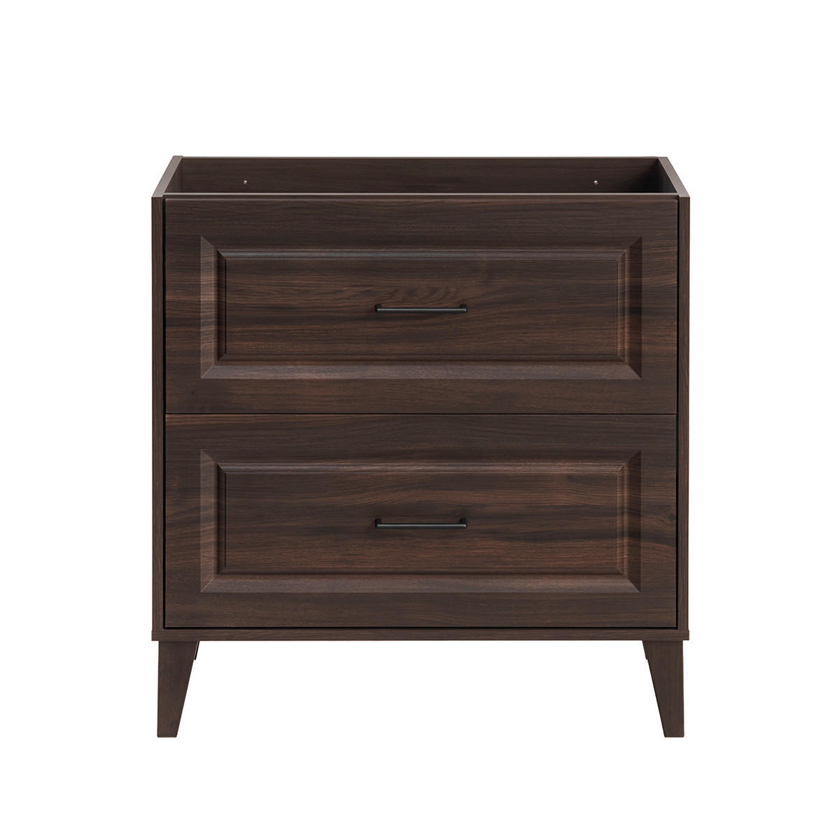 WASCHTISCHUNTERSCHRANK 80cm Moka Holz - Braun, Holzwerkstoff (80/82/46cm) - Petits-meubles