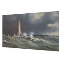 FOTOTAPETE 416x254 cm - Seestürme - Grau, Textil (416/254cm) - Wallfluent