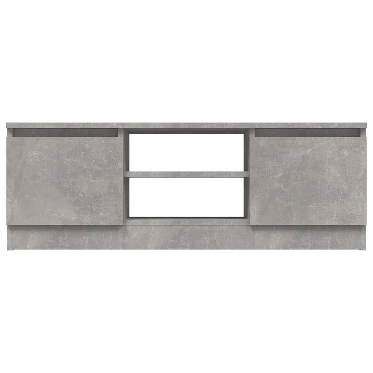TV-SCHRANK Mit Tür Betongrau 102/30/36 Cm - Grau, Holzwerkstoff (30/36/102cm) - vidaXL