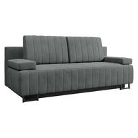 SCHLAFSOFA Laguna - Greige/Schwarz, Holz/Textil (200/90/90cm) - MIRJAN24