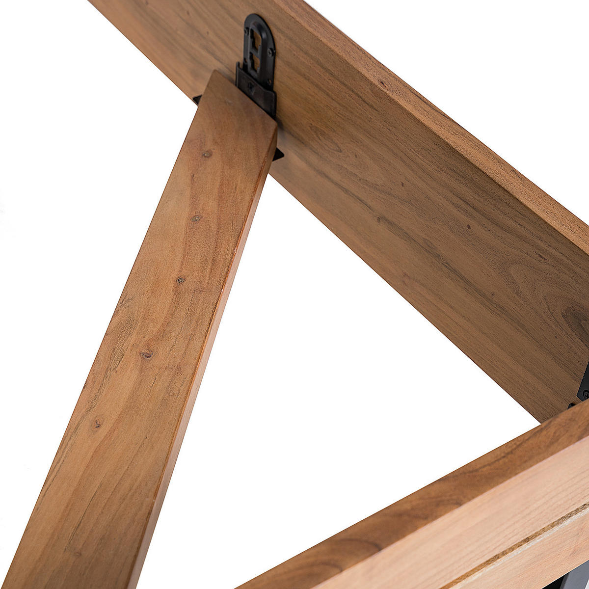 MASSIVHOLZBETT - Akazie massiv - Akaziefarben, Holz (180/200cm) - home24