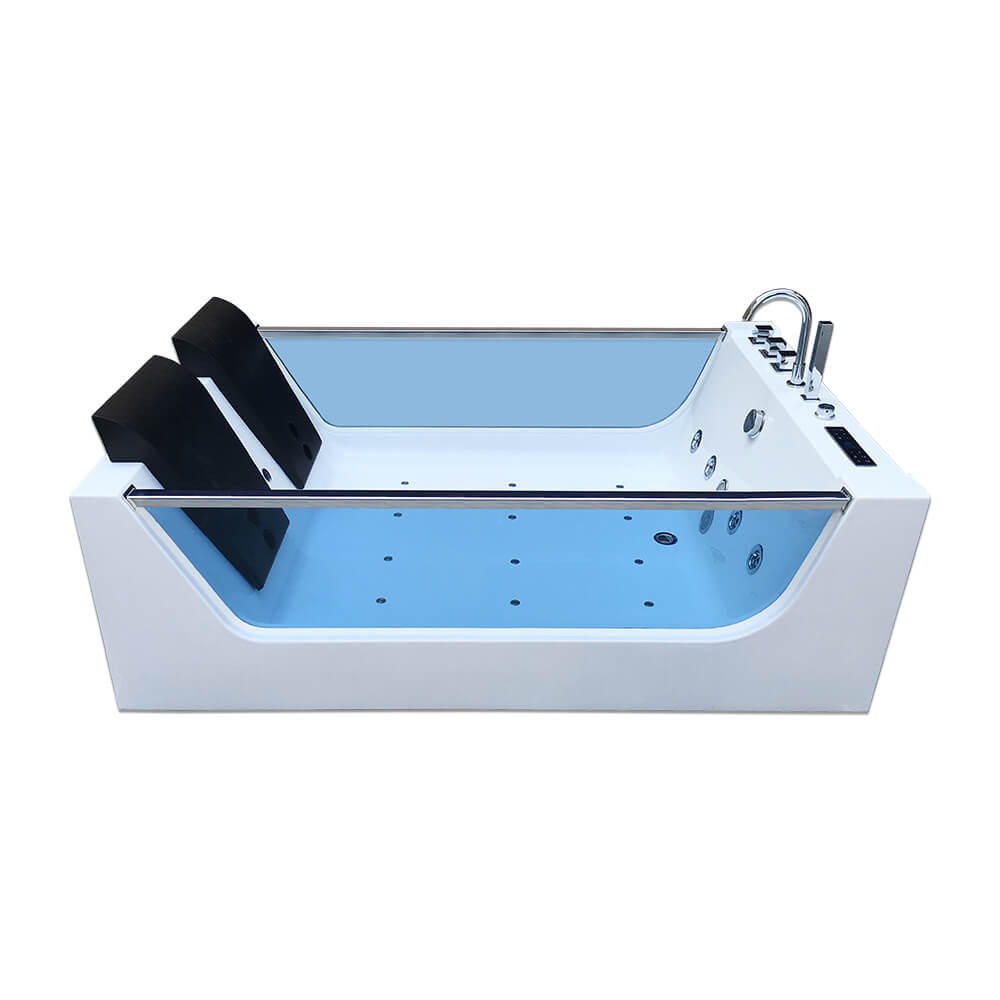 WHIRLPOOL ATLANTIC - Größe: XL - Weiß, Keramik (180/60/120cm) - Home Deluxe