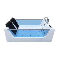 WHIRLPOOL ATLANTIC - Größe: XL - Weiß, Keramik (180/60/120cm) - Home Deluxe