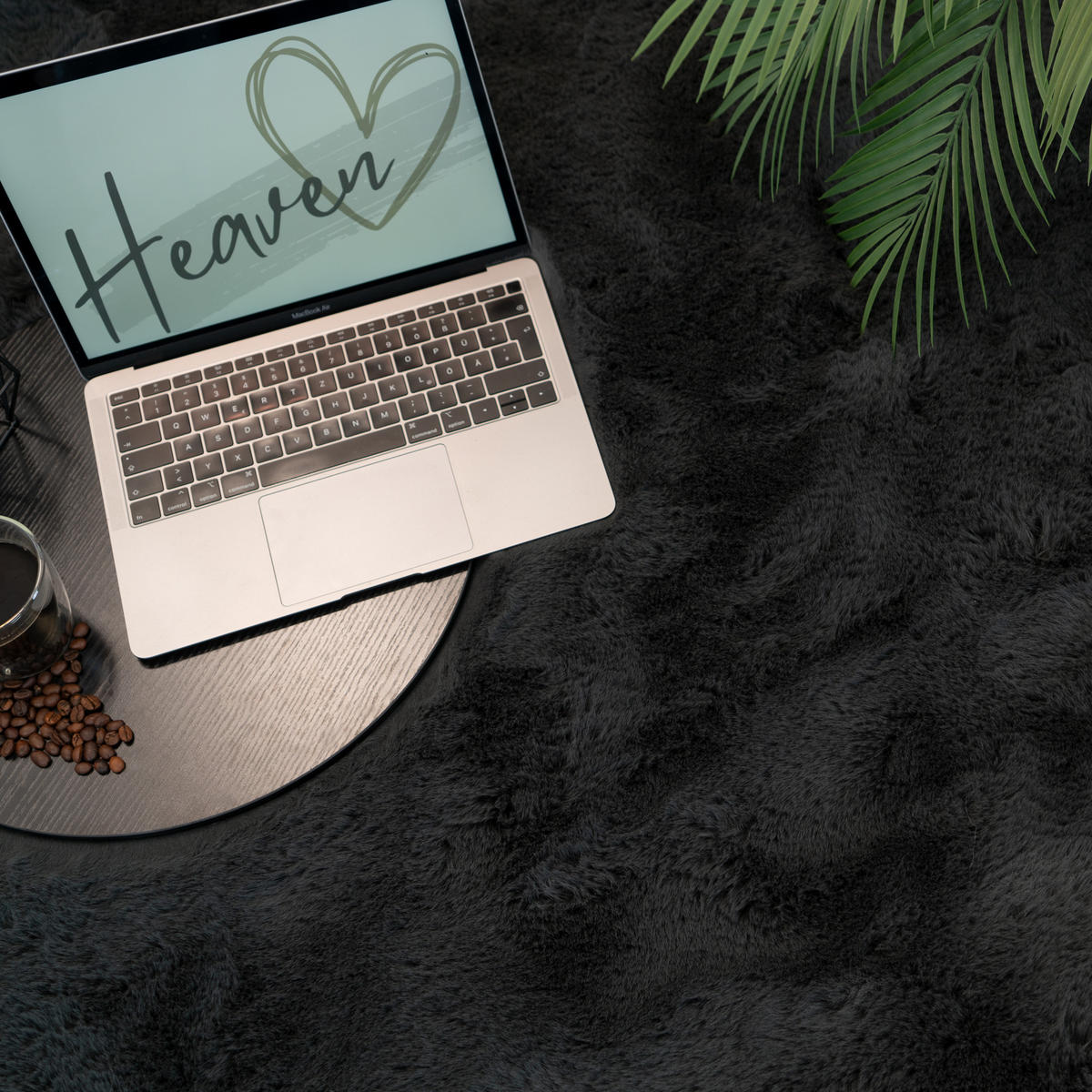 FELLTEPPICH HEAVEN SUPER SOFT 200/290 DARKGREY - Dunkelgrau, Textil (200/290cm) - Consilio Concept