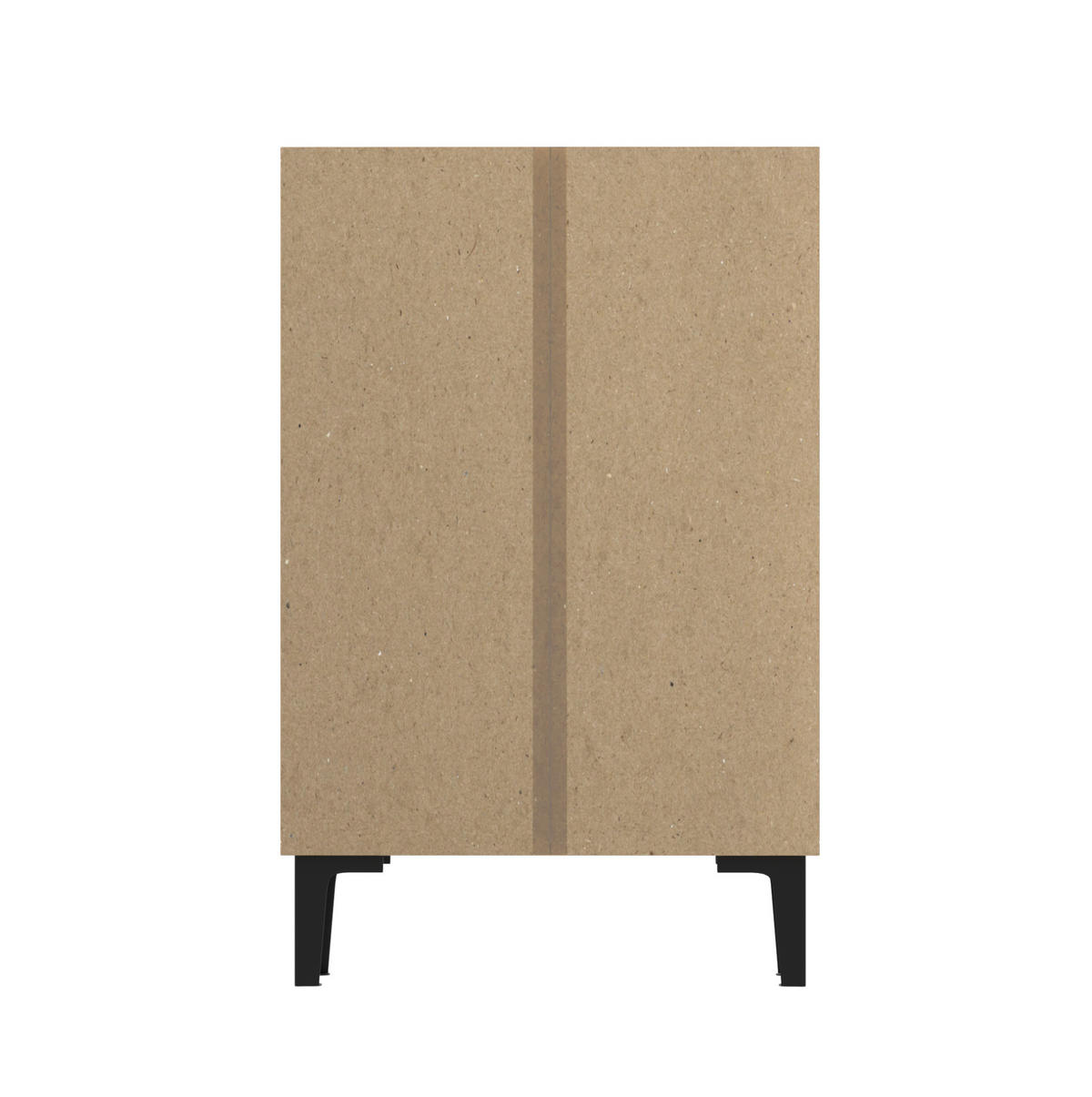 SCHUHSCHRANK 60/95/34,5 cm Weiß/Schwarz aus Holzwerkstoff mit verstellbaren Einlegeböden - Weiß, Holzwerkstoff (60/95/34.5cm) - OKMYHOME
