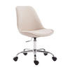BÜROSTUHL Toulon, Stoff Creme - Creme, Textil/Metall (48/52/54cm) - TPFLiving