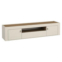 TV-LOWBOARD Mossa 2D1S MO08 - Kaschmir/Goldfarben, Holzwerkstoff/Kunststoff (177/40/40cm) - MIRJAN24