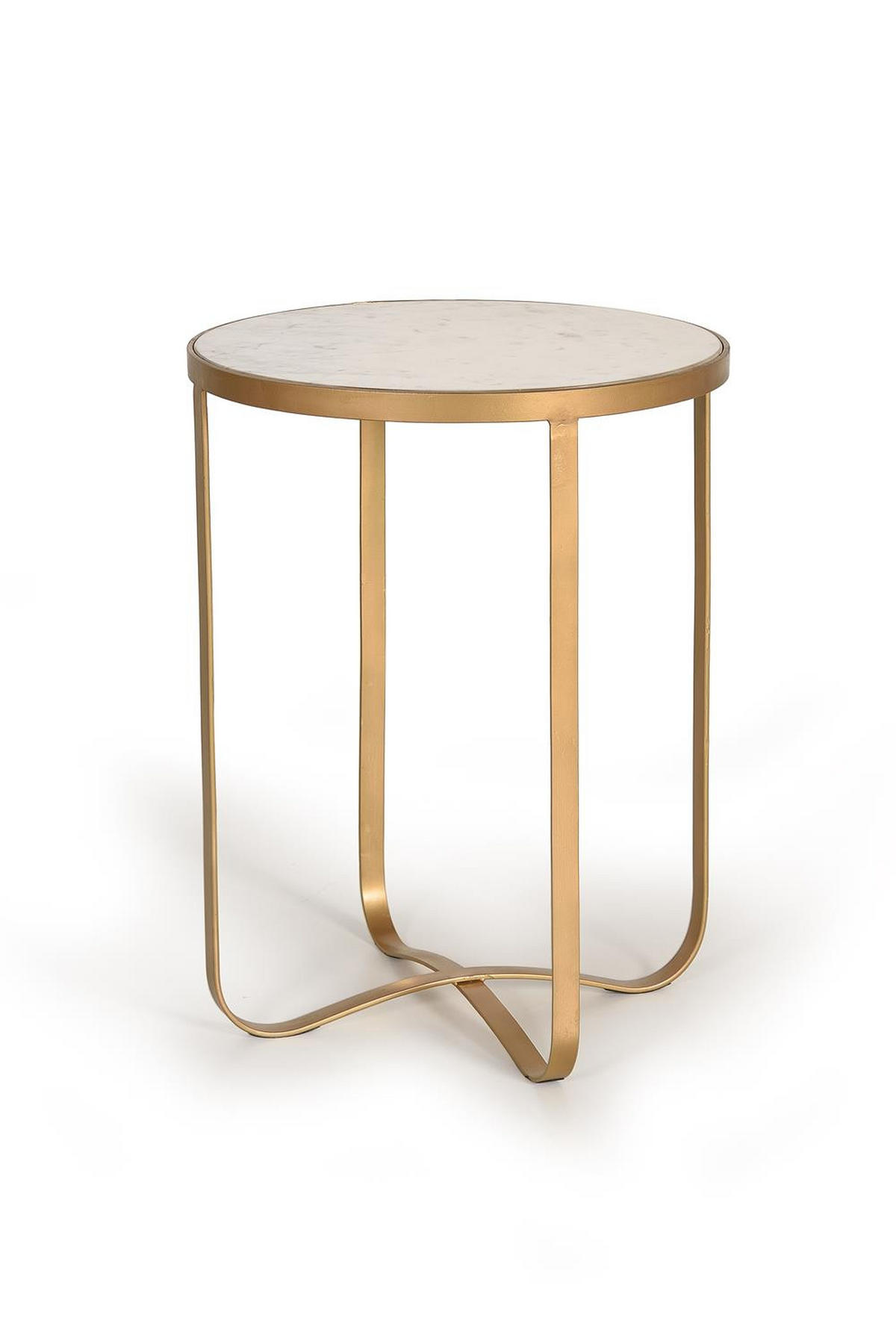 COUCHTISCH aus Marmor - Weiß, Holz (45/45/60cm) - Giner y Colomer