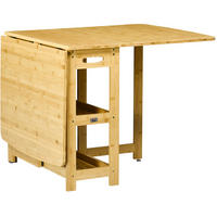 KLAPPTISCH 149,5/80/73,5 cm, seitlich ausklappbar mit Ablagefächern - Braun, Holz (149.5/80/73.5cm) - BEAOK