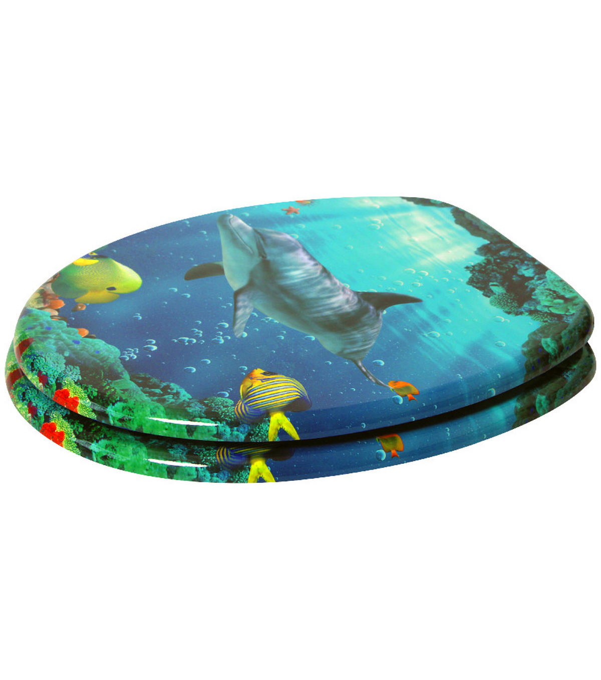 WC-SITZ Delphine - Blau, Holzwerkstoff (38/6/47cm) - Sanilo