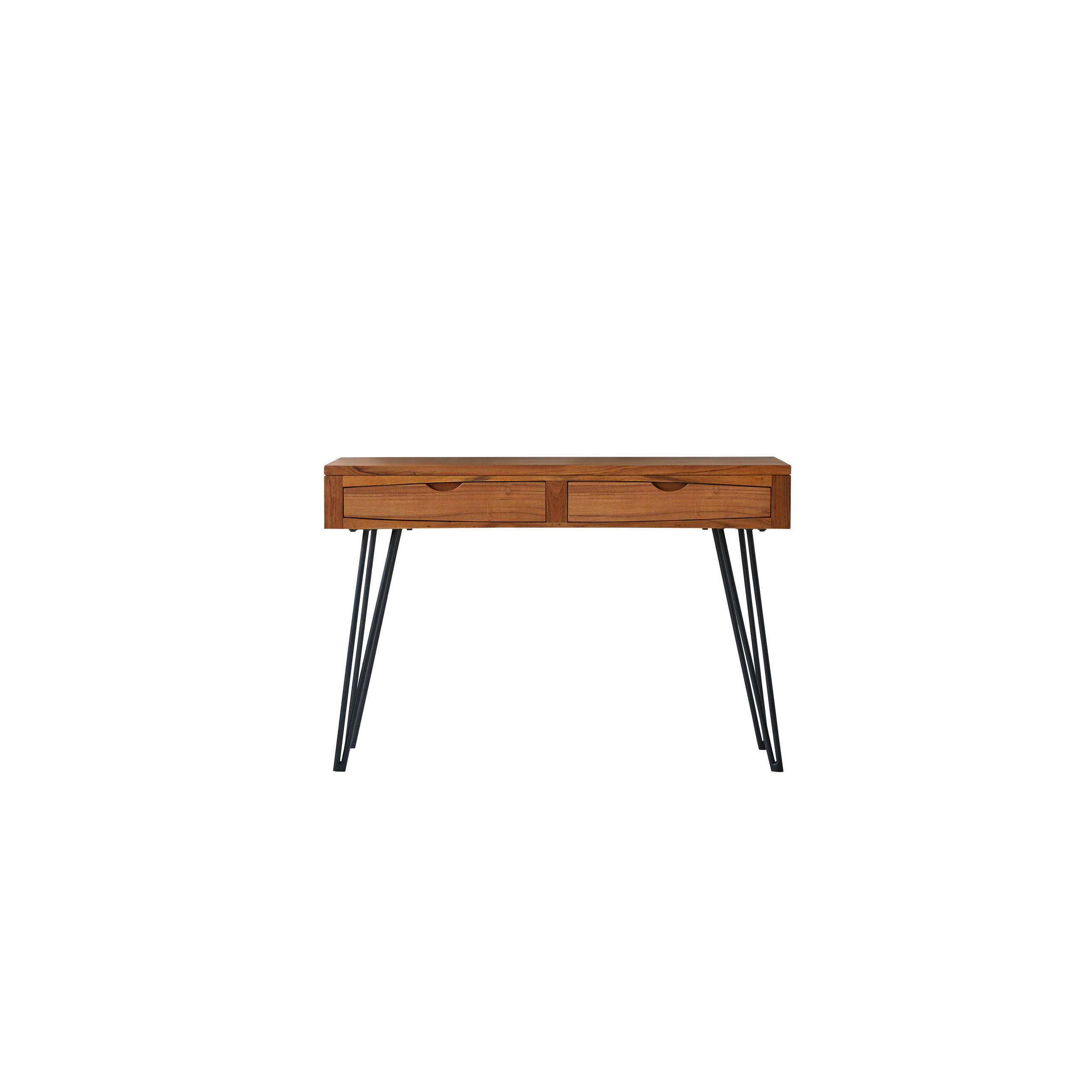 KONSOLENTISCH Bonnie Braun aus Akazie - Braun, Holz (40/120/80cm) - Tikamoon