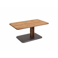 COUCHTISCH höhenverstellbar Colly 100x49x60 Massivholz Grau/Wildeiche - Wildeiche/Anthrazit, Holz (100/60/60cm) - 58aufmkessel