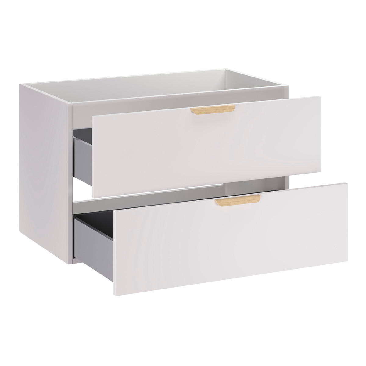 WASCHTISCHUNTERSCHRANK 80cm Oria Weiß - Weiß, Holzwerkstoff (80/50/45.5cm) - Petits-meubles