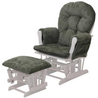 RELAXSESSEL Grün, Weiß - Weiß/Grün, Textil (75/100/71cm) - MCW