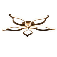 LED stropní svítidlo Cochran III 80/80/5 cm - černá, kov (80/80/5cm) - Nettlife