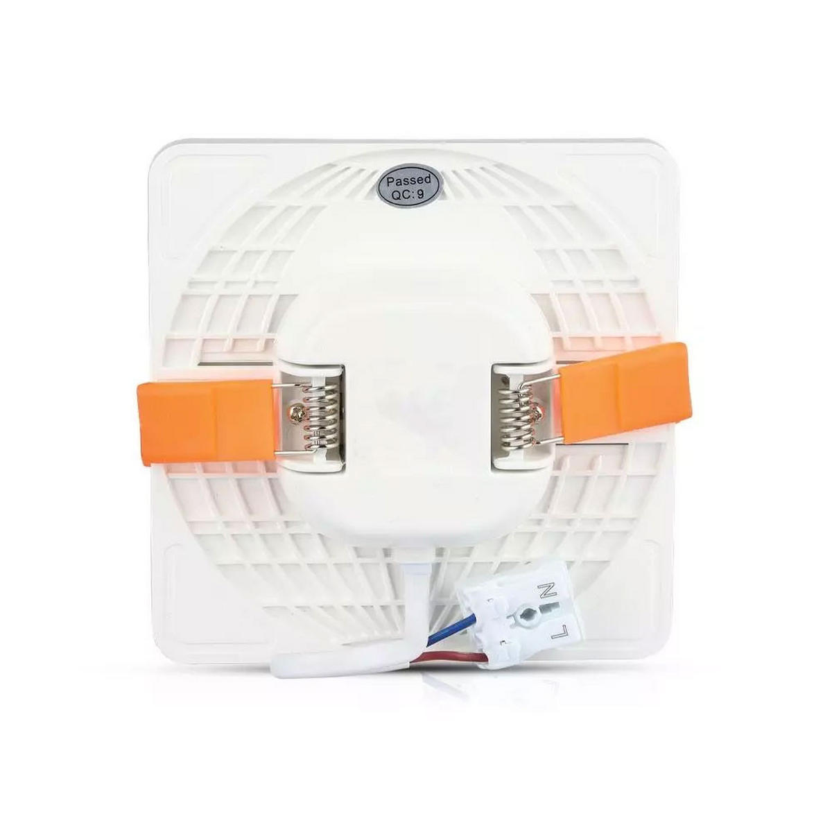 LED DECKENLEUCHTE Aluminium Weiß Eckig - Weiß, Metall (17/17/3.2cm)