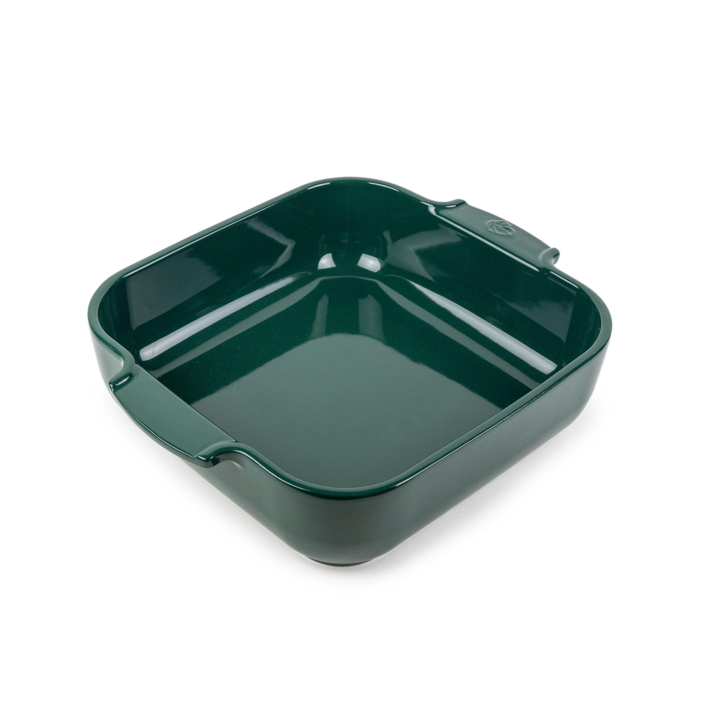 AUFLAUFFORM Keramik Appolia 28cm Quadratisch Waldgrün Spülmaschinenfest - Grün, Keramik (23.7/28/7.1cm) - PEUGEOT